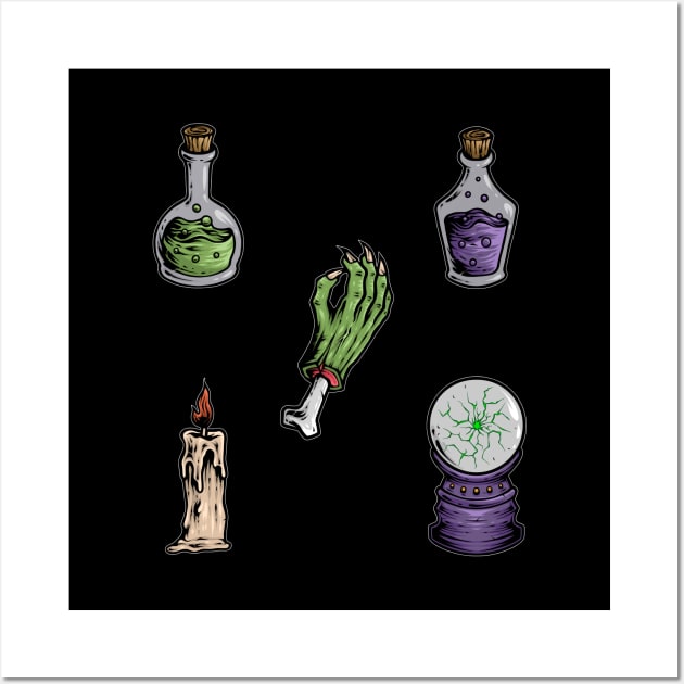 halloween items 2 Wall Art by Yohanes Yeesa